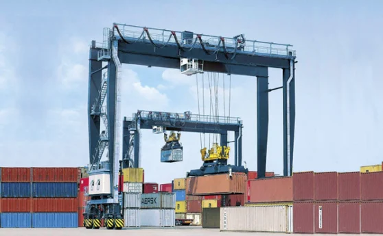 What is an RTG crane?