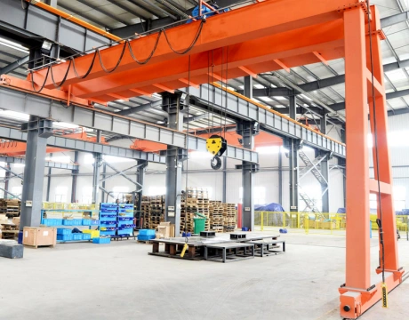 BMG Double Girder Semi Gantry Crane