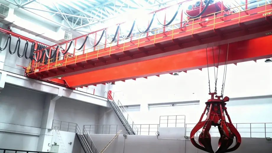 QZ Grab Double Girder Overhead Crane.webp