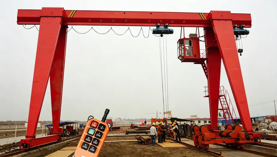 MH Single Beam Hoist Gantry Crane.webp