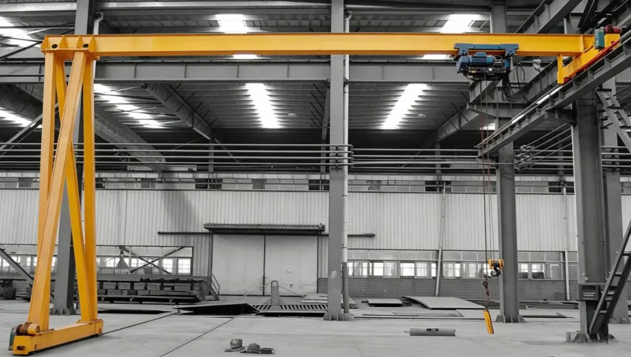 BMH Single Beam Semi Gantry Crane.webp