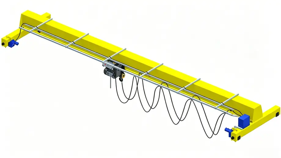 LDC European single girder overhead crane.webp