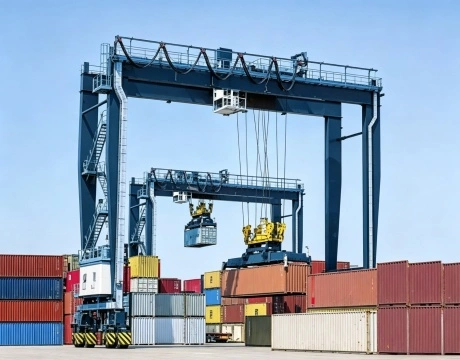 What is an RTG crane?