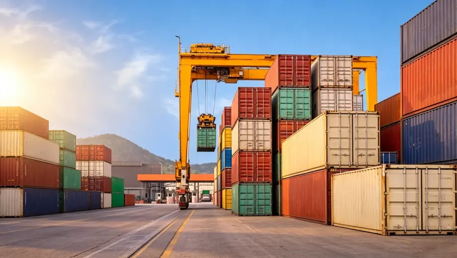 RTG Rubber Tyred Container Gantry Crane.webp