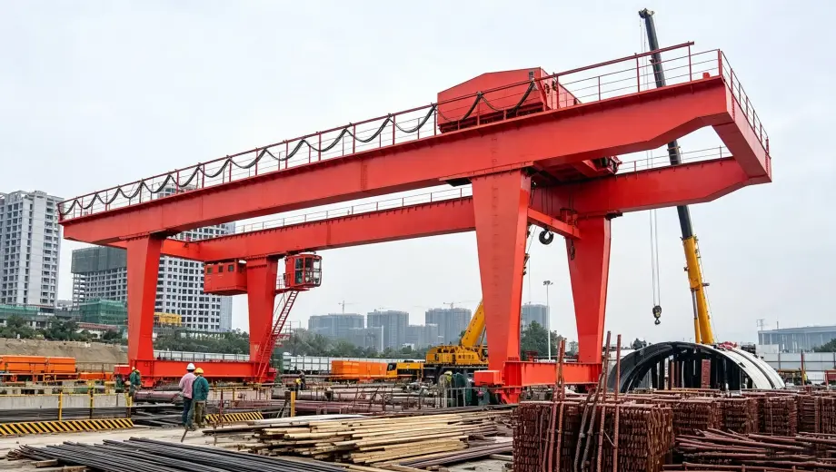 U type MG double girder gantry crane.webp