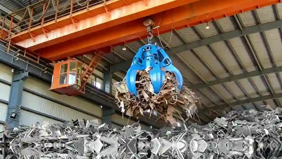 QZ Grab Double Girder Overhead Crane