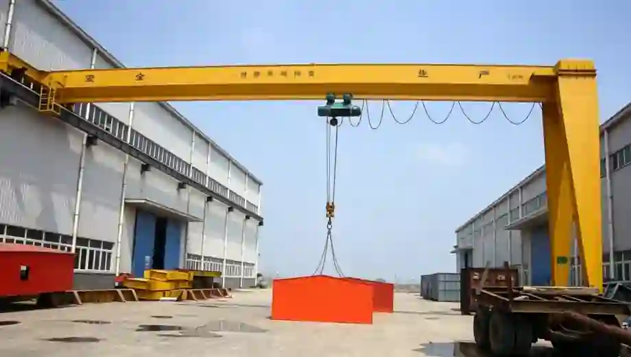 BMH Single Beam Semi Gantry Crane