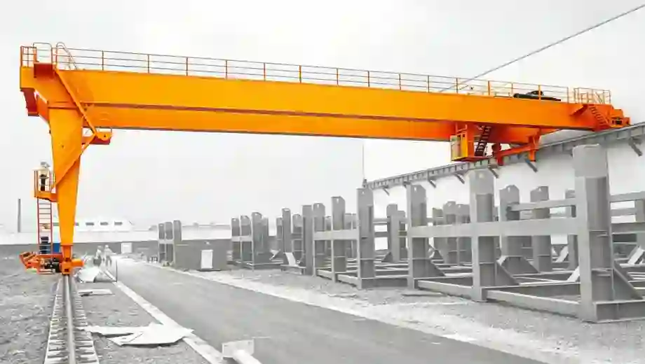 BMG Double Girder Semi Gantry Crane