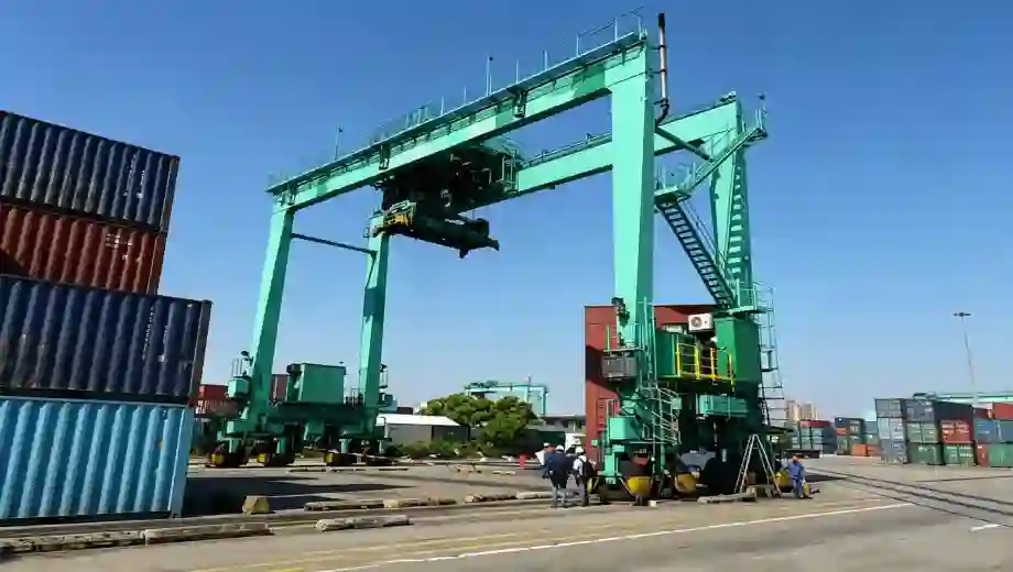 RTG Rubber Tyred Container Gantry Crane