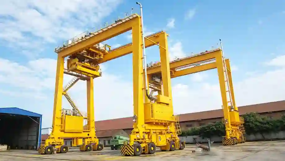 RTG Rubber Tyred Container Gantry Crane