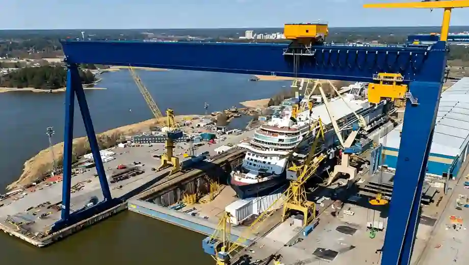 Double Girder Gantry Crane for Shipbuilding