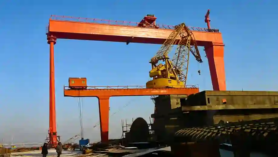 Double Girder Gantry Crane for Shipbuilding