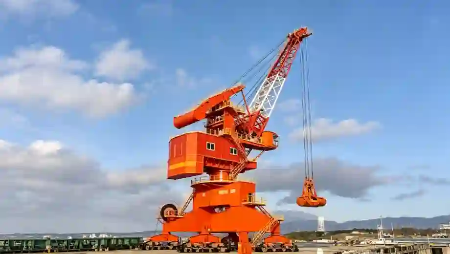 Grab-Type Single Boom Portal Crane