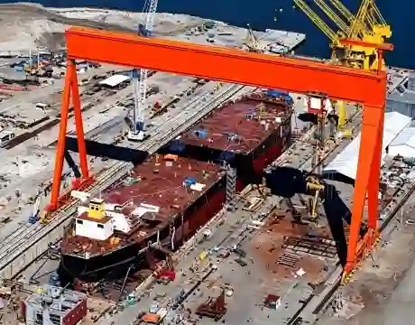 Double Girder Gantry Crane for Shipbuilding