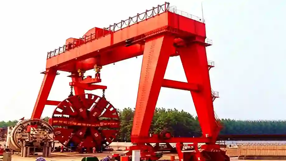 Double Girder Gantry Crane With Shield