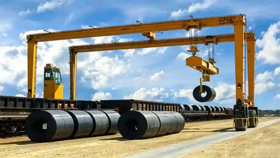 Double Girder Bulk Cargo Rubber‑Tyred Gantry Crane