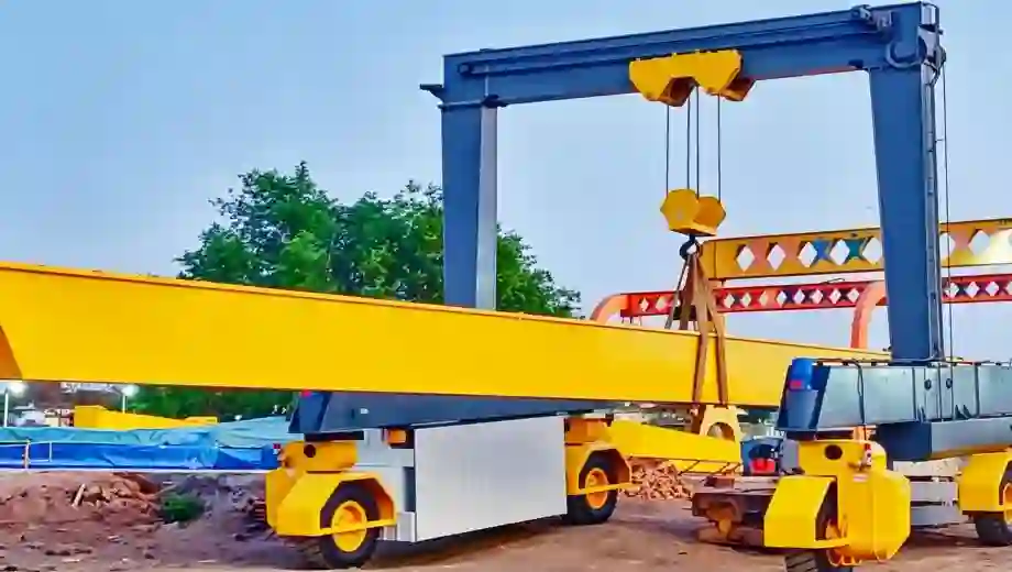 Single Girder Bulk Cargo Rubber‑Tyred Gantry Crane